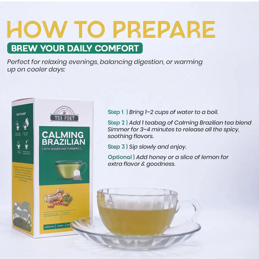 Calming Brazilian With Ginger and Turmeric