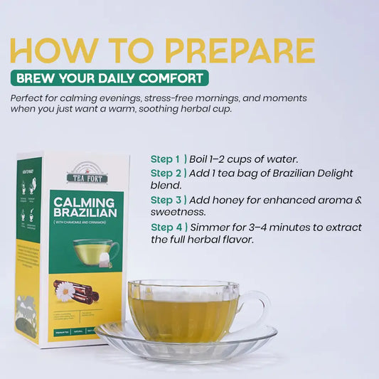 Brazilian Delight with chamomile and Cinnamon